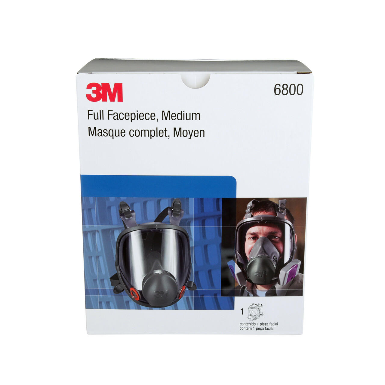 3M Full Facepiece Respirator 6800 Reusable Medium