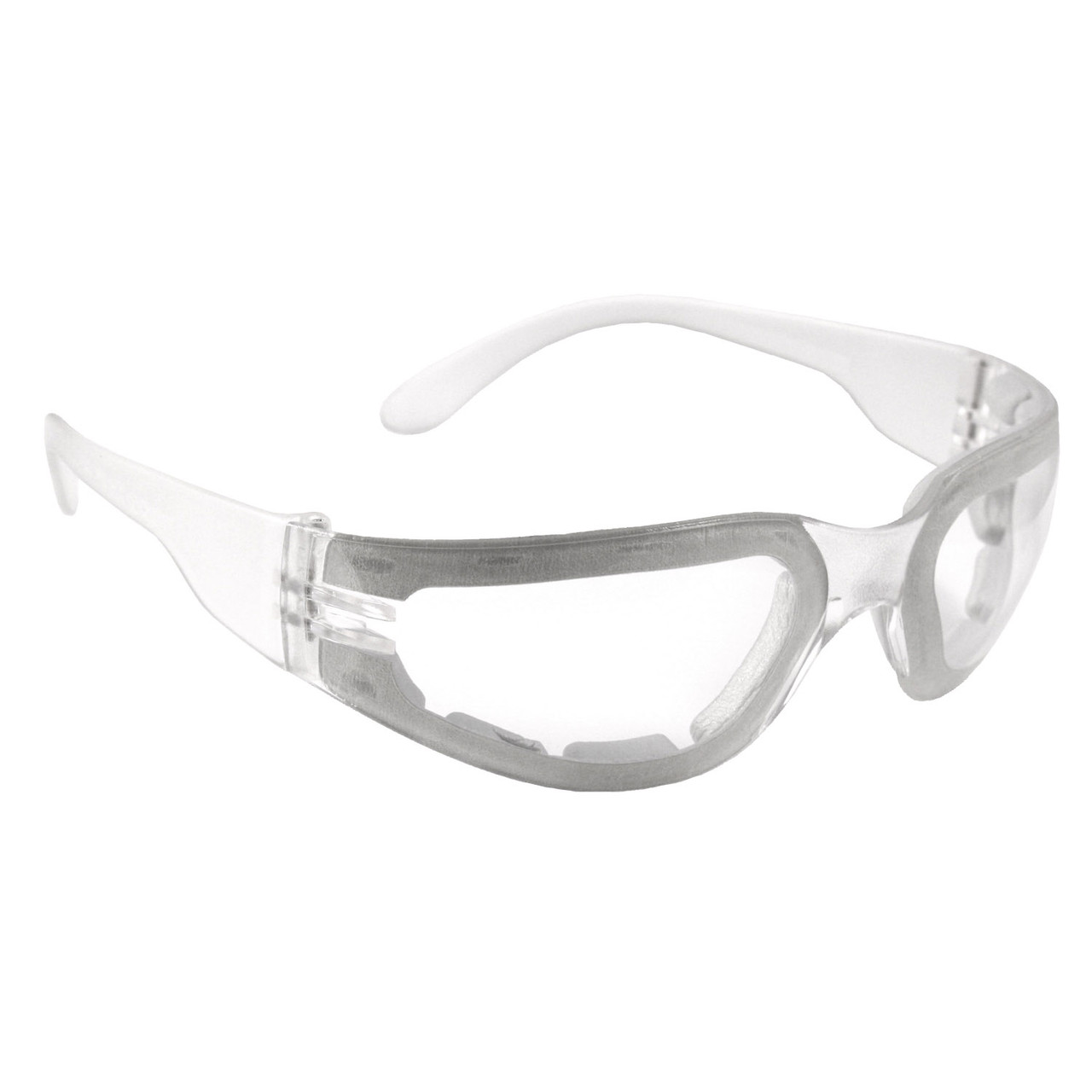 Radians Mirage Foam Safety Glasses - Vents - Clear Lens