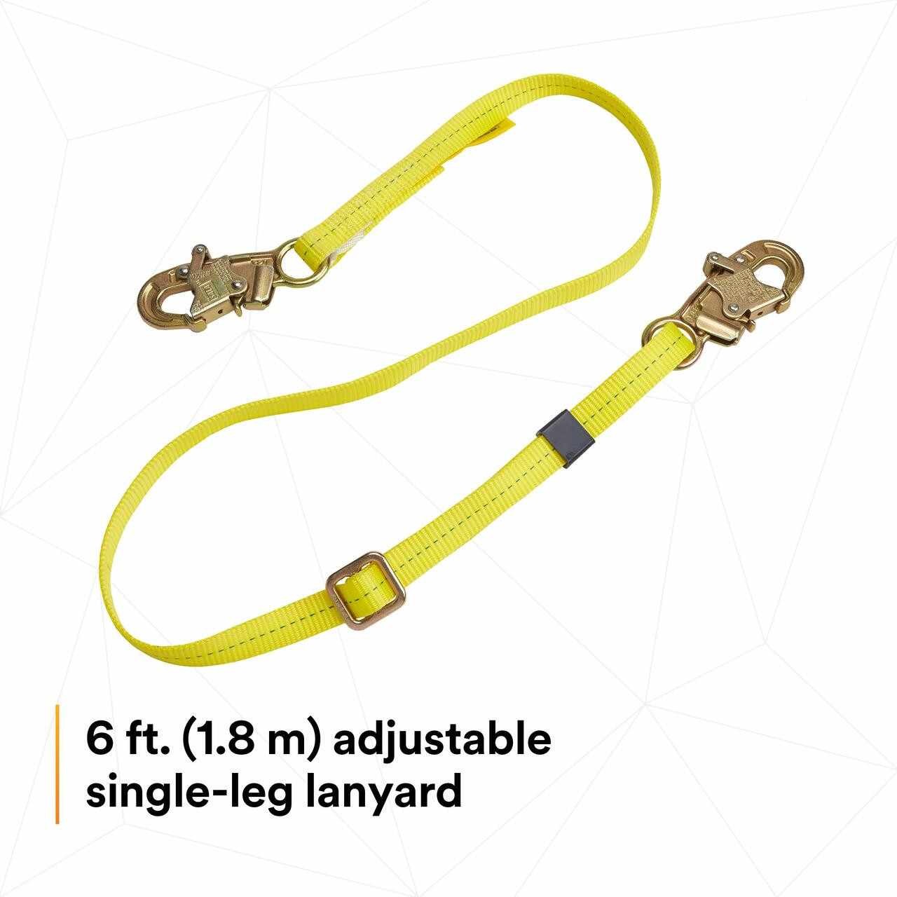 3M™ DBI-SALA® Adjustable Web Positioning Lanyard 1231016 - 6 ft