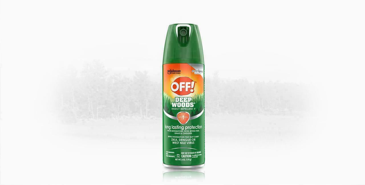 OFF!® Deep Woods® Insect Repellent V - 6 OZ Aerosol Can - Safety