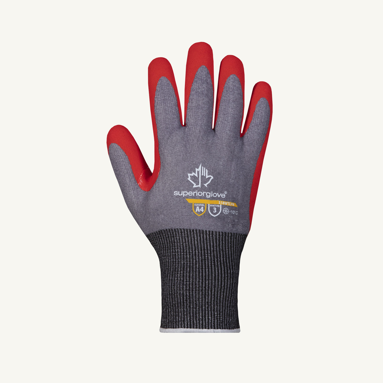 Superior Glove TenActiv S18WTLFN Waterproof Cut-Resistant Winter Gloves