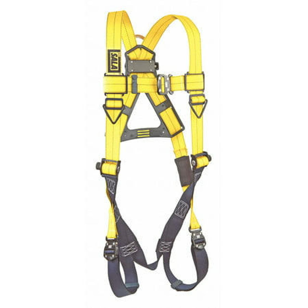 3M™ 1110601 Delta Harness Vest Style Stand Up Back D Ring  Yellow/Blue XL