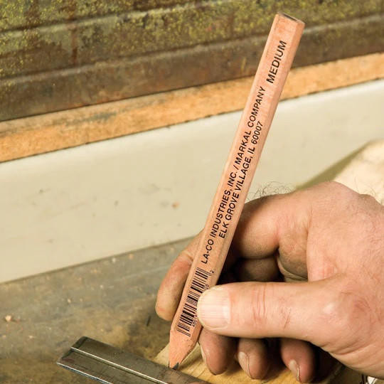 Markal 096928 Carpenter Pencil - Hard - 7- 72Box