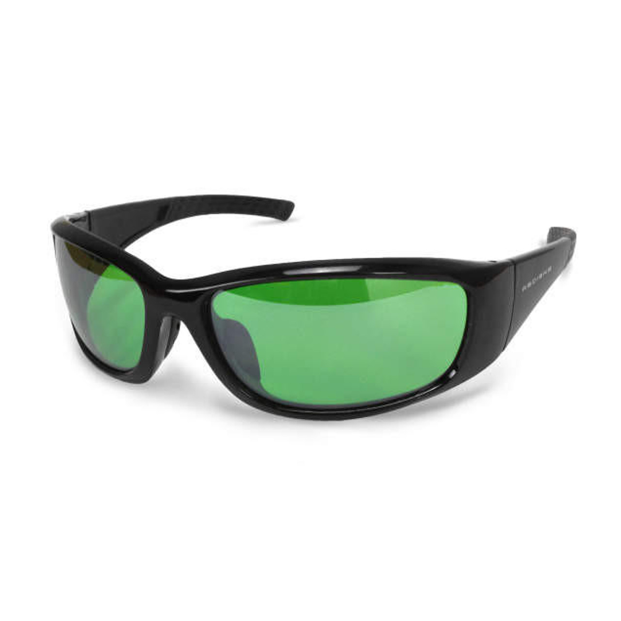 Radians - Indoor Farming Safety Glasses - VIL1-G0 - Villume - Green Lens -  Black Frame - ANSI Z87.1 - Impact Resistant