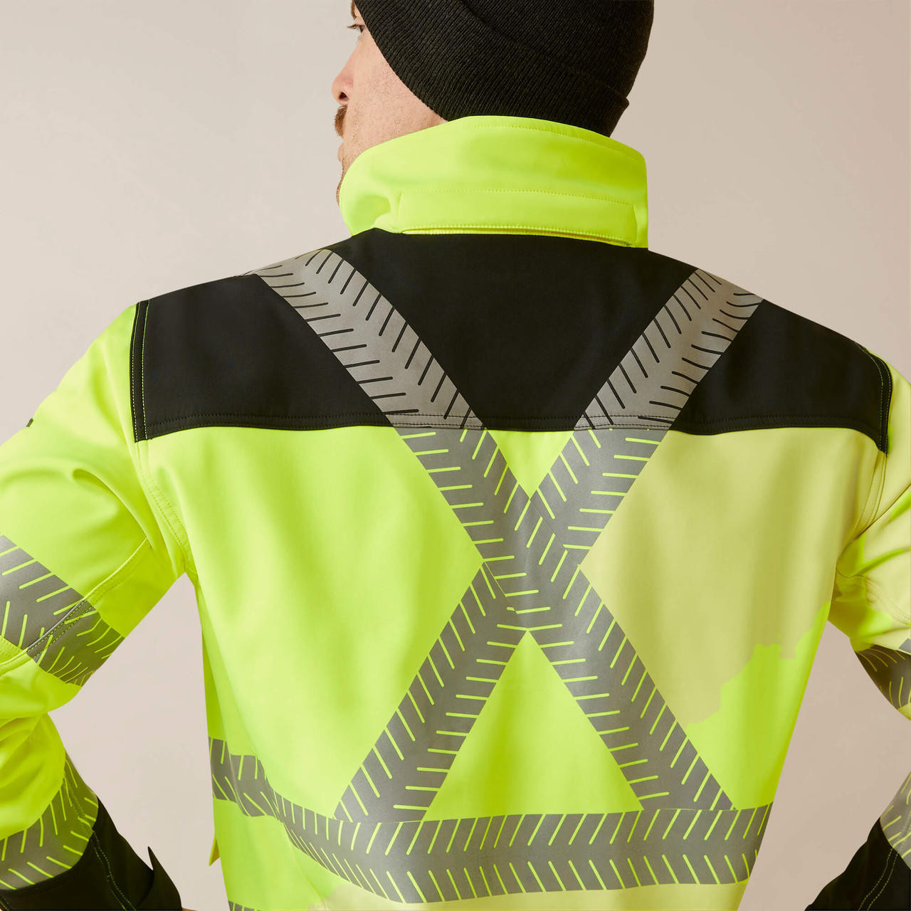Ariat Rebar Hi-Vis Softshell Jacket - Hi-Vis Yellow - 10046407