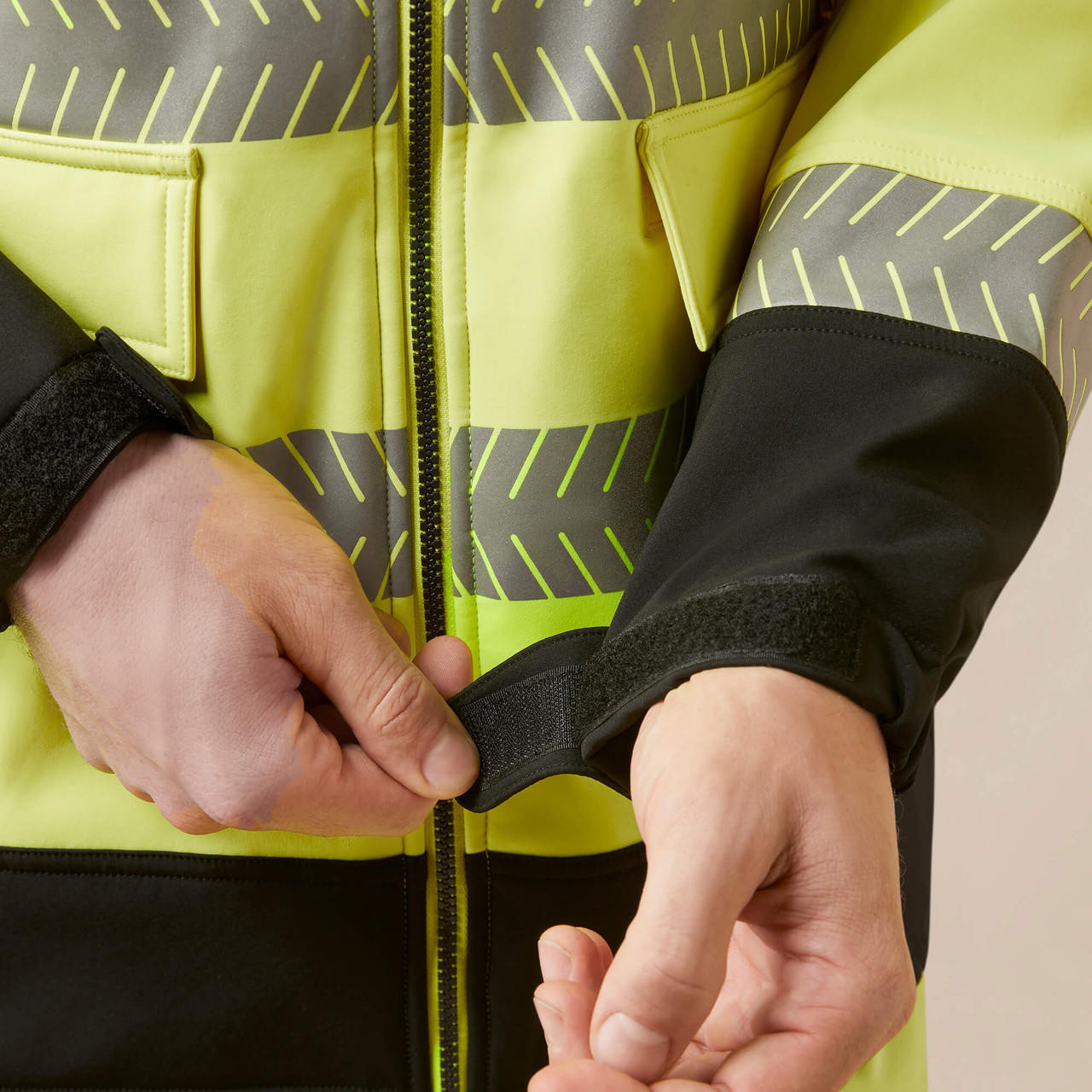 Ariat Rebar Hi-Vis Softshell Jacket - Hi-Vis Yellow - 10046407
