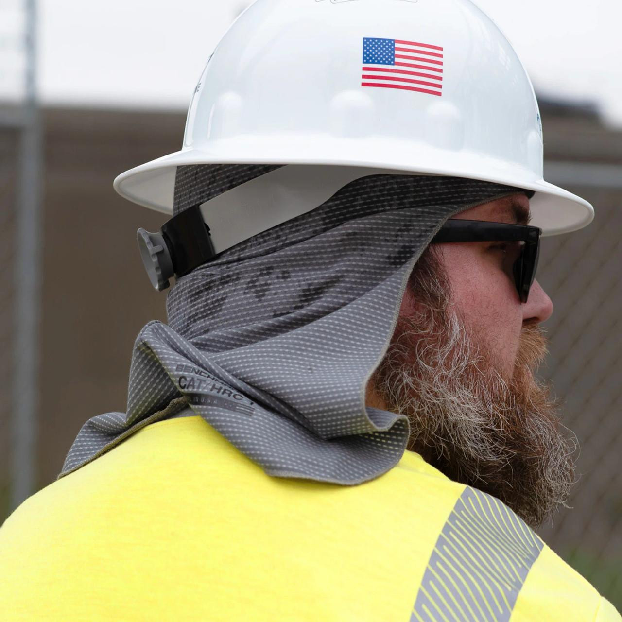 Benchmark FR FR Hard Hat Liner - 5033FRDG - Goat Flex - Dark Gray Benchmark FR FR Hard Hat Liner - 5033FRDG - Goat Flex - Dark Gray