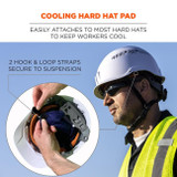 Ergodyne Corporation Ergodyne Hard Hat Pad 6715 - Chill-Its - Evaporative Cooling