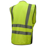 Radians Safety Vest SV59B - Hvy Duty Surveyor - Class 2 - Hi-Vis green - Type R - Back