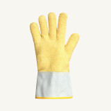 Superior Glove Works Ltd Superior Heat Resist Glove TK835LG2 - Dragon - Yellow Terry Knit - 4" Gaunlet Cuff - Lg - Kevlar