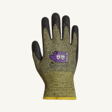 Superior Glove Works Ltd Superior Cut Resist Glove S13CXPNT - Emerald CX - A6 - Kevlar Wire-Core - Nitrile Palm Coat