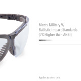 Honeywell Safety Prod USA Uvex Safety Glasses S3200 - Genesis - Blk Frame - AS - Clr Lens