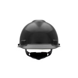 MSA V-Gard Slotted Cap Style - Fas-Trac III Suspension - Black