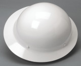 MSA Skullgard Hard Hat 475408 - White - Full Brim - 4-Point Fas-Trac II Ratchet Suspension