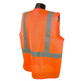 Radians Type R Class 2 - Hi-Vis Vest - SV27 - Orange - Back