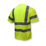 Radians ST11-3PGS Short Sleeve T-Shirt with Max-Dri - Hi-Vis Green - Type R - Class 3