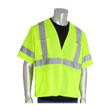 Protective Industrial Products PIP 303-HSVE-LY LIME-YELLOW - ANSI CLASS 3 MESH VEST - 6XL