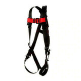 3M Fall Protection 3m Harness 1161544 - Protecta - 2Xl - Black - Vest-Style - Pass-through - Leg Buckles - Back D-Ring - Side