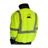 Protective Industrial Products PIP 333-1770 - Premium Plus Hi-Vis Bomber Jacket - D Ring Access