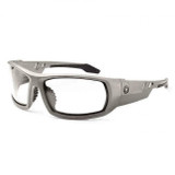 Ergodyne Corporation Ergodyne Skullerz Odin Safety Glasses - Gray Frame - Clear AF/AS Lens