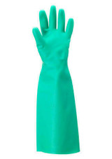 Ansell Unlined Nitrile Glove 37-185 - AlphaTec Solvex - Xl 10 - Green - 22 Mil - 18 - 12Dz/Cs