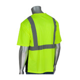 Protective Industrial Products ANSI Class 2 Shirt - Short Sleeve T-Shirt w/Black Bottom - 312-1275B