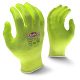 Radians Cut Resist Glove RWG531 - Radwear Silver - A2 - Hi-Vis Yellow PU Palm - Lg - Hi-Vis Yellow HPPE Shell