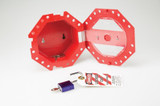 Accuform Signs Accuform LOTO Group Lockout box KCC620 - Stopout - 17 Locks - Compact - Red - Group View