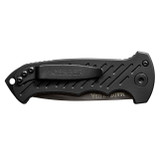 Gerber Gear 06 Auto Drop Point Black Knife - Plain Edge