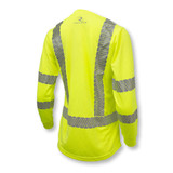 Radians ST21W High Visibility Womens Long Sleeve Safety T-Shirt - w/ Max-Dri