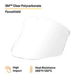 3M™ Polycarbonate Clear Faceshield Window WCP96 82600-1