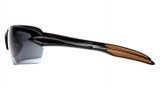 Pyramex Safety Products Carhartt SPOKANE ES361 Safety Glasses - Polarized Blue Mirror Lens - Black Frame - CHB361