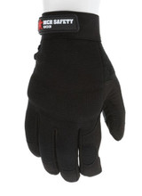 MCR Safety 903 Mechanics Gloves - Grain Goatskin Palm - Foam Padding Adjustable Hook and Loop Wrist Closure