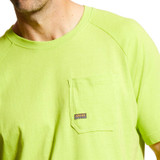 Ariat Rebar Cotton Strong T-Shirt - 10025374 - Lime - Mens