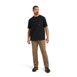 Ariat Rebar Workman Reflective Flag T-Shirt - 10039176 - Black