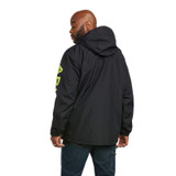 Ariat - Rebar Stormshell Logo Waterproof Jacket - Rainwear - Black - 10037607