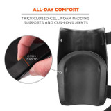 Ergodyne Corporation Ergodyne - Proflex 360 Hard Shell Hinged Knee Pads - Non-Marring Rubber Cap - Hard Shell Knee Pads Ergodyne Corporation Ergodyne - Proflex 360 Hard Shell Hinged Knee Pads - Non-Marring Rubber Cap - Hard Shell Knee Pads