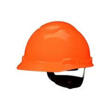 3M Personal Safety Division 3M Hard Hat -  H-707SFR-UV - SecureFit - Hi-Vis Orange - Front Brim - 4-Point Ratchet Suspension - Type 1 Class E G 