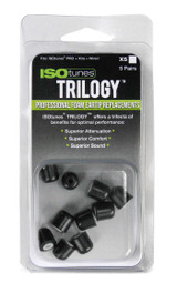 ISOtunes Trilogy™ Tall Foam Replacement Eartips (5 Pair Pack)