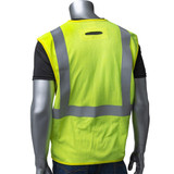 Protective Industrial Products PIP® 305-2105 ANSI Type R Class 2 AR/FR Mesh Vest With "D" Ring Access 