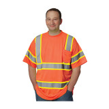 Protective Industrial Products PIP® 313-CNTSP ANSI Type R Class 3 Two-Tone T-Shirt 