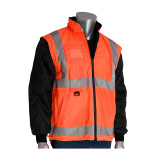 Protective Industrial Products PIP® 343-1756 ANSI Type R Class 3 7-in-1 All Conditions Coat with Inner Jacket and Vest Combination 
