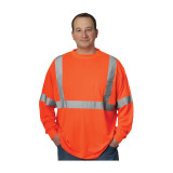 Protective Industrial Products PIP® 313-1300 ANSI Type R Class 3 Long Sleeve T-Shirt 