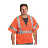 Protective Industrial Products PIP® 303-HSVE ANSI Type R Class 3 Value Four Pocket Mesh Vest 