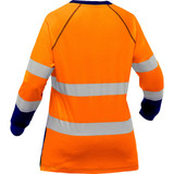 Protective Industrial Products PIP® Bisley® 313W6118T ANSI Type R Class 3 Women's Long Sleeve Shirt with Navy Bottom Protective Industrial Products PIP® Bisley® 313W6118T ANSI Type R Class 3 Women's Long Sleeve Shirt with Navy Bottom