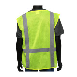 Protective Industrial Products PIP® Viz-Up™ 47217 ANSI Type R Class 2 FR Treated Three Pocket Mesh Vest 