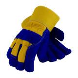 Protective Industrial Products PIP® 78-7863B Premium Split Cowhide Leather Palm Glove with Fabric Back and Thick Fleece Pile Lining 