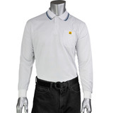 Protective Industrial Products PIP® Uniform Technology™ BP801LC-WH Long Sleeve ESD Polo Shirt 