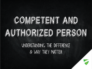 Understanding the Competent Person and Authorized Person