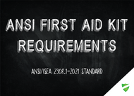 ANSI First Aid Kit Requirements 2022 